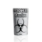Silver Caution 10-GRAM Bag